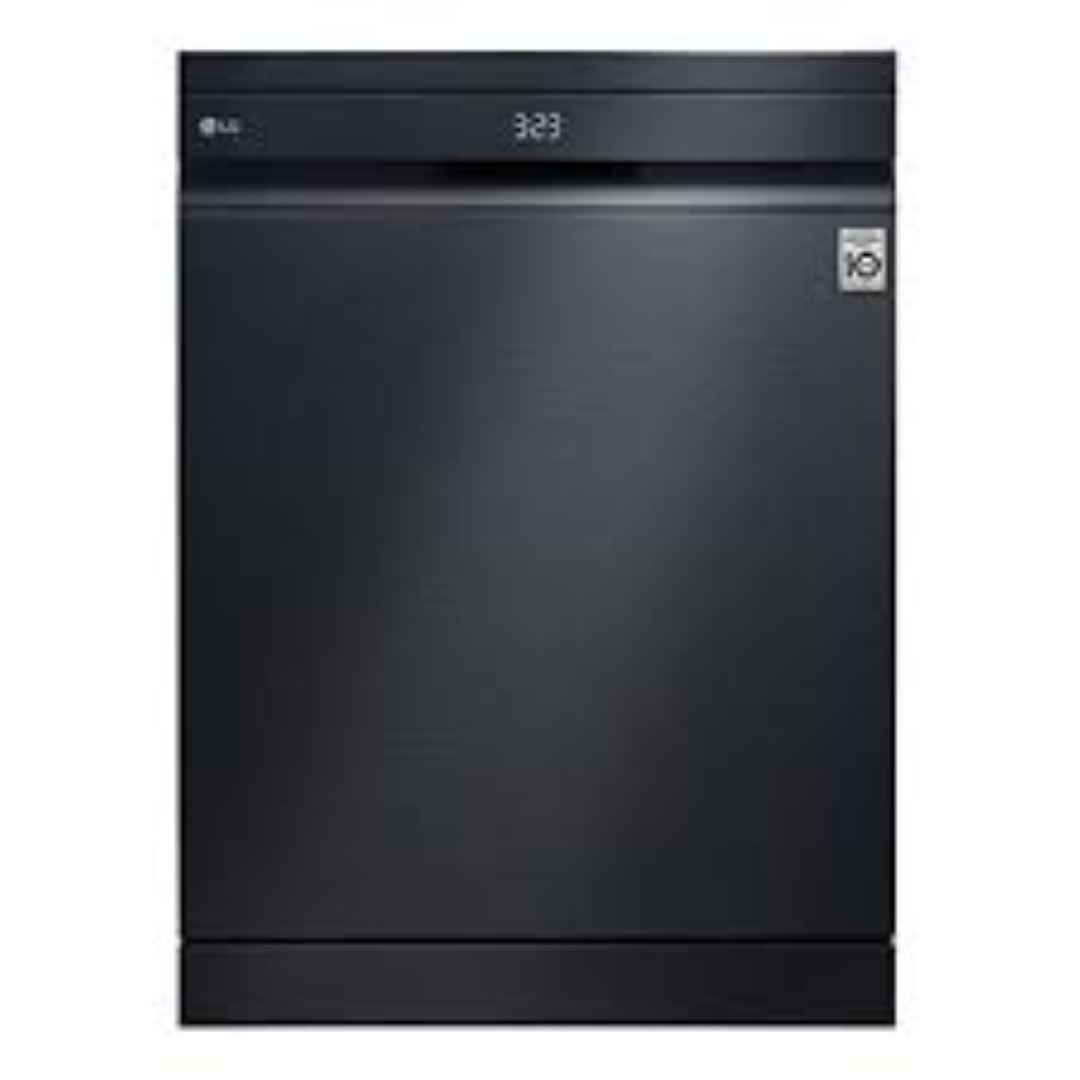 LG DFC287HMS-Inverter Direct Drive Quad wash Steam Dish Washer / 14ppl/43dB - Matte Black